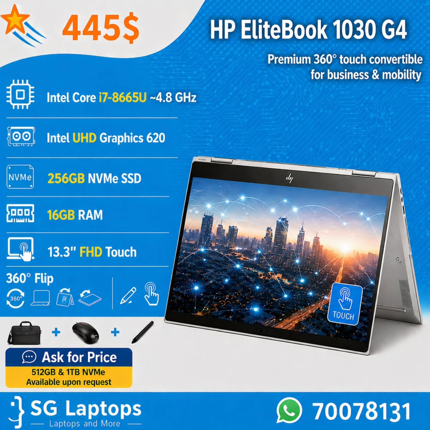 HP Premium 2-in-1 Flip 360 Laptops - Flexibility Meets Performance